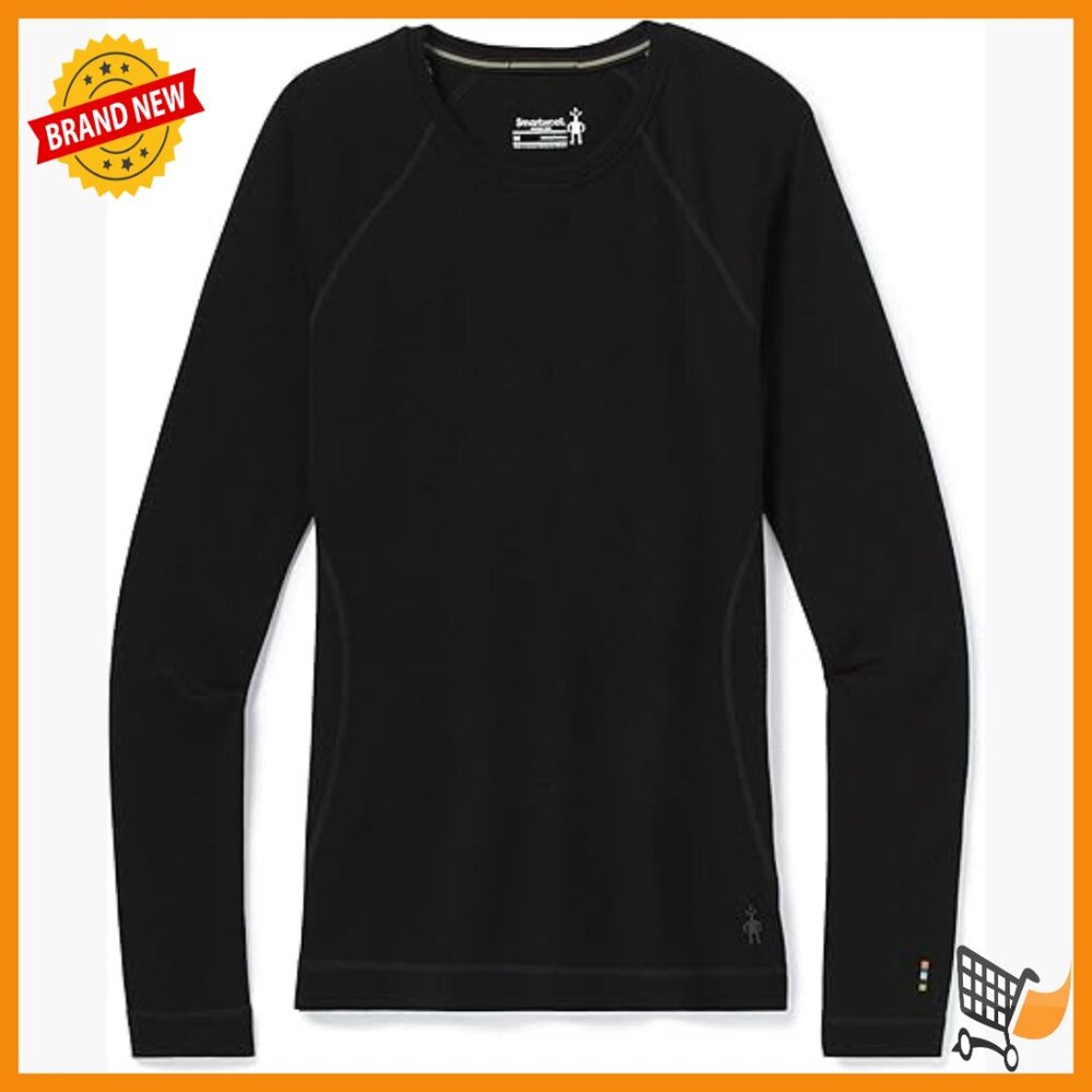 Large Merino Wool Base Layer Crew, Temperature Re… - image 1